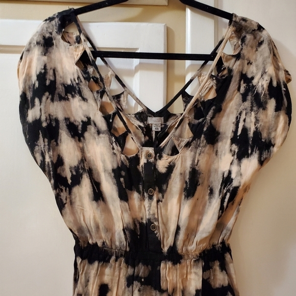 Ecote Eden Women's Tye-Dye Romper - Picture 5 of 11